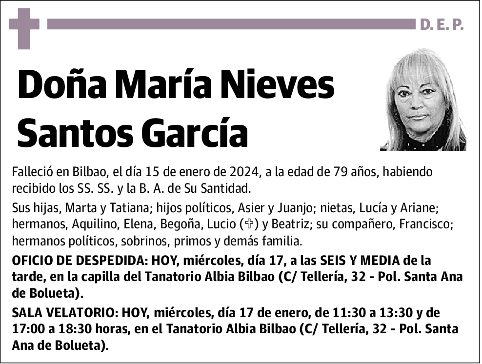 María Nieves Santos García