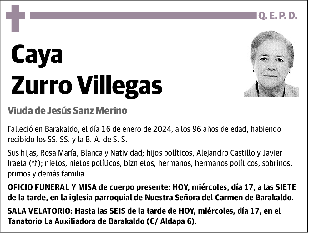 Caya Zurro Villegas