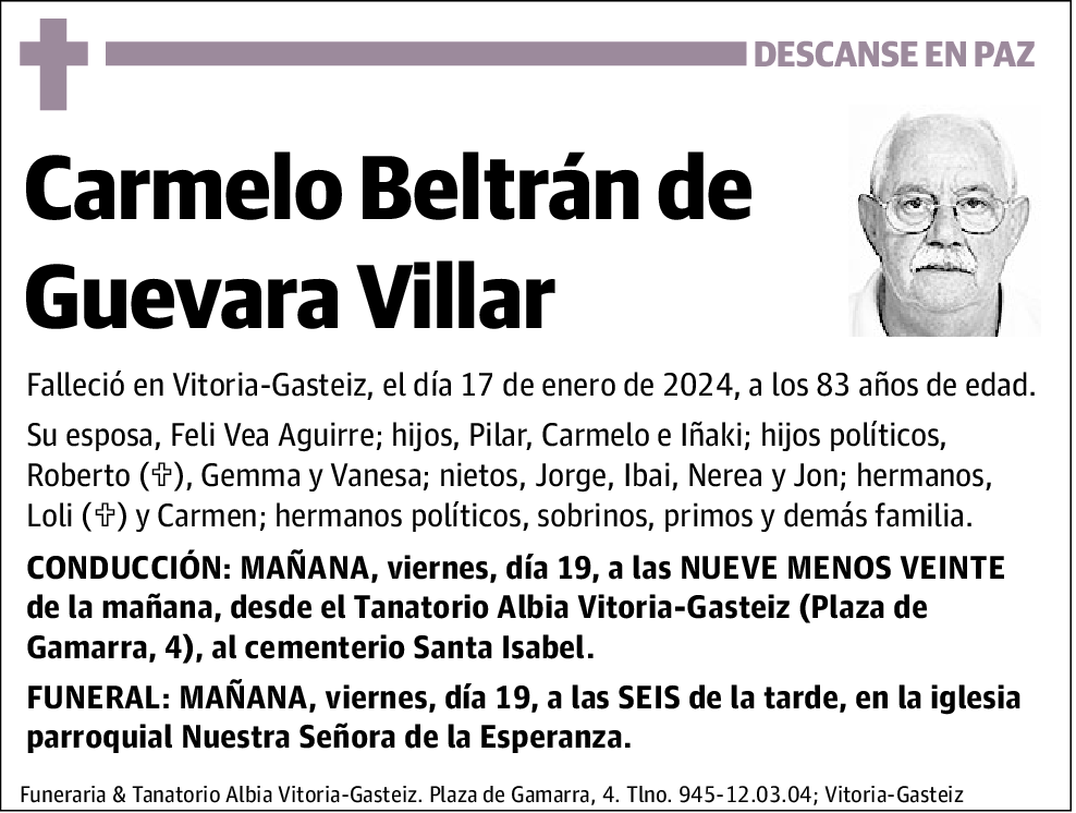Carmelo Beltrán de Guevara Villar