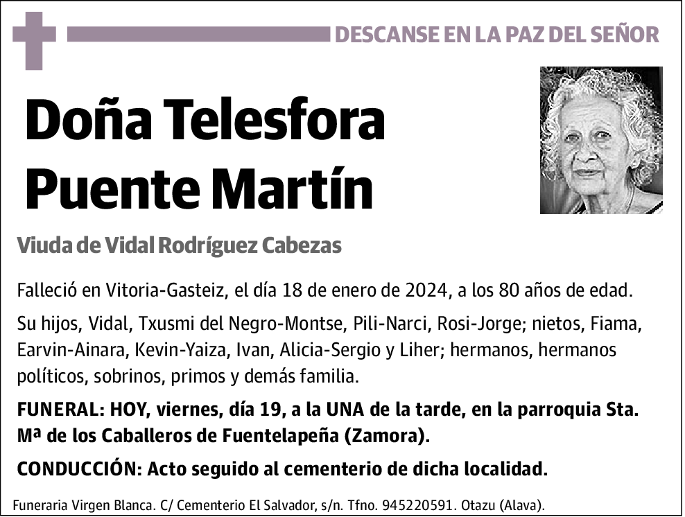 Telesfora Puente Martín