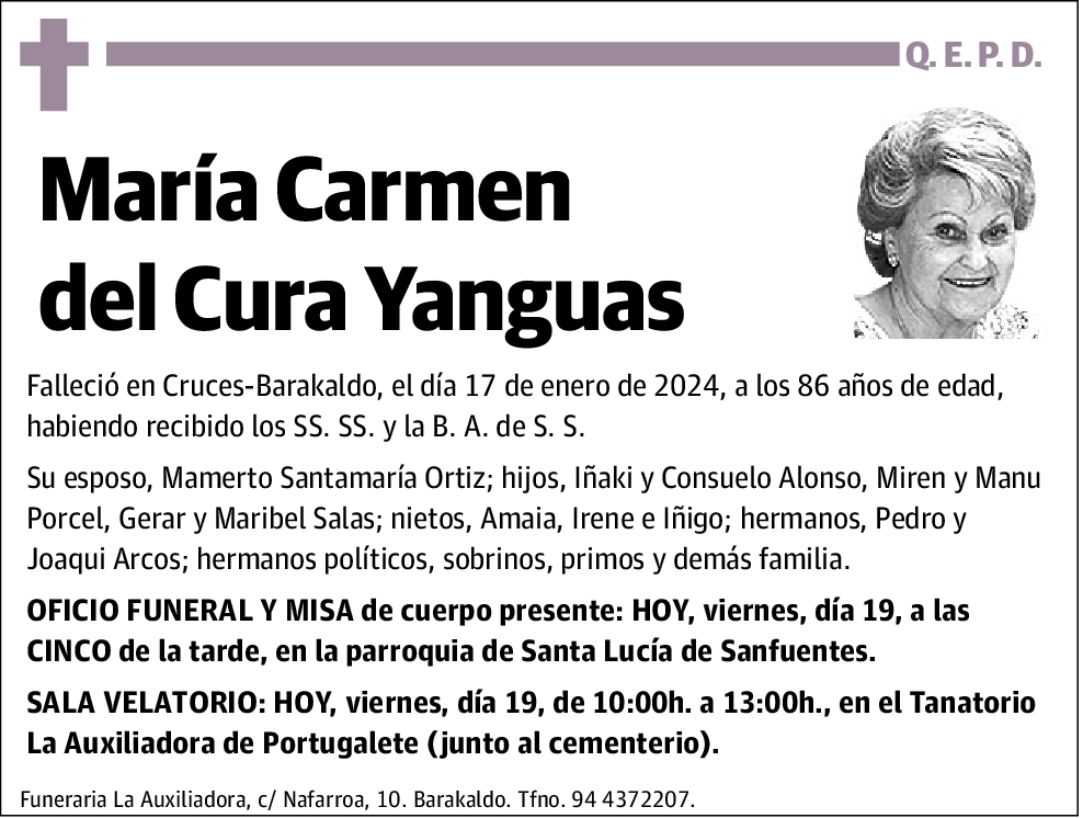 María Carmen del Cura Yanguas