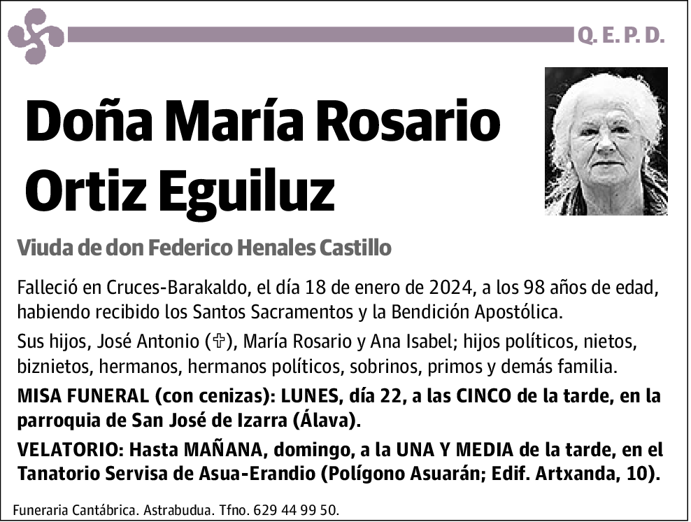 María Rosario Ortiz Eguiluz