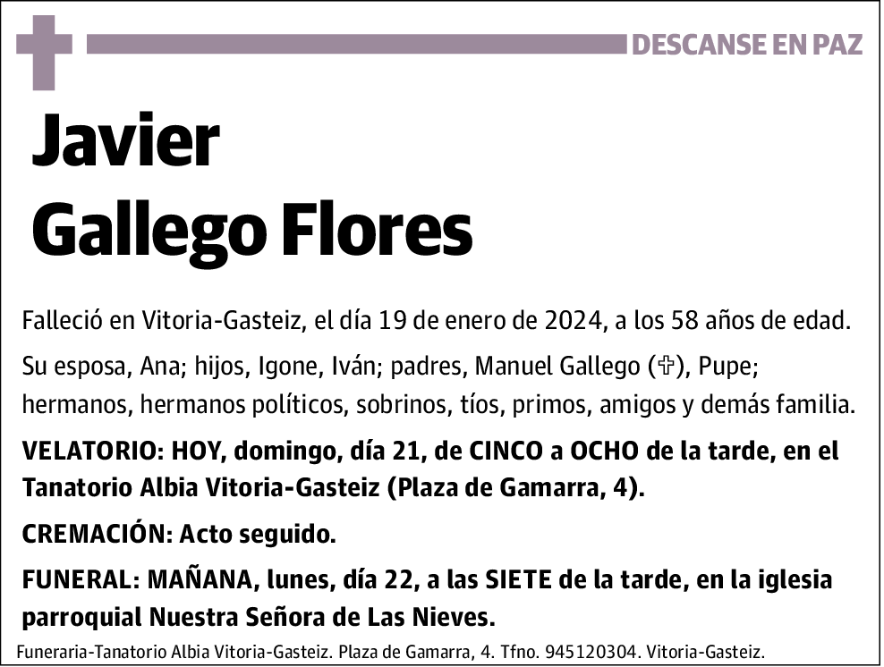 Javier Gallego Flores