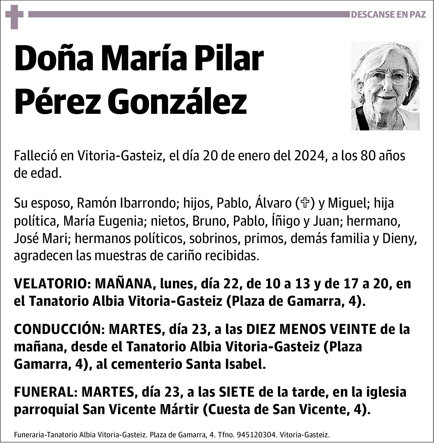 María Pilar Pérez González