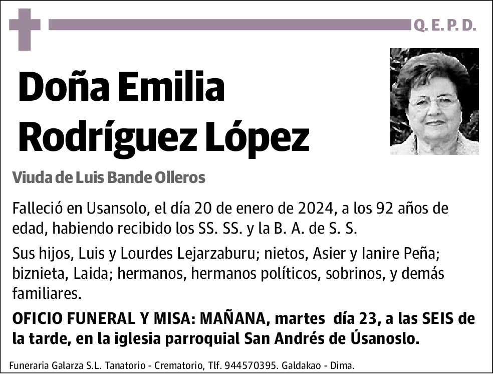 Emilia Rodríguez López