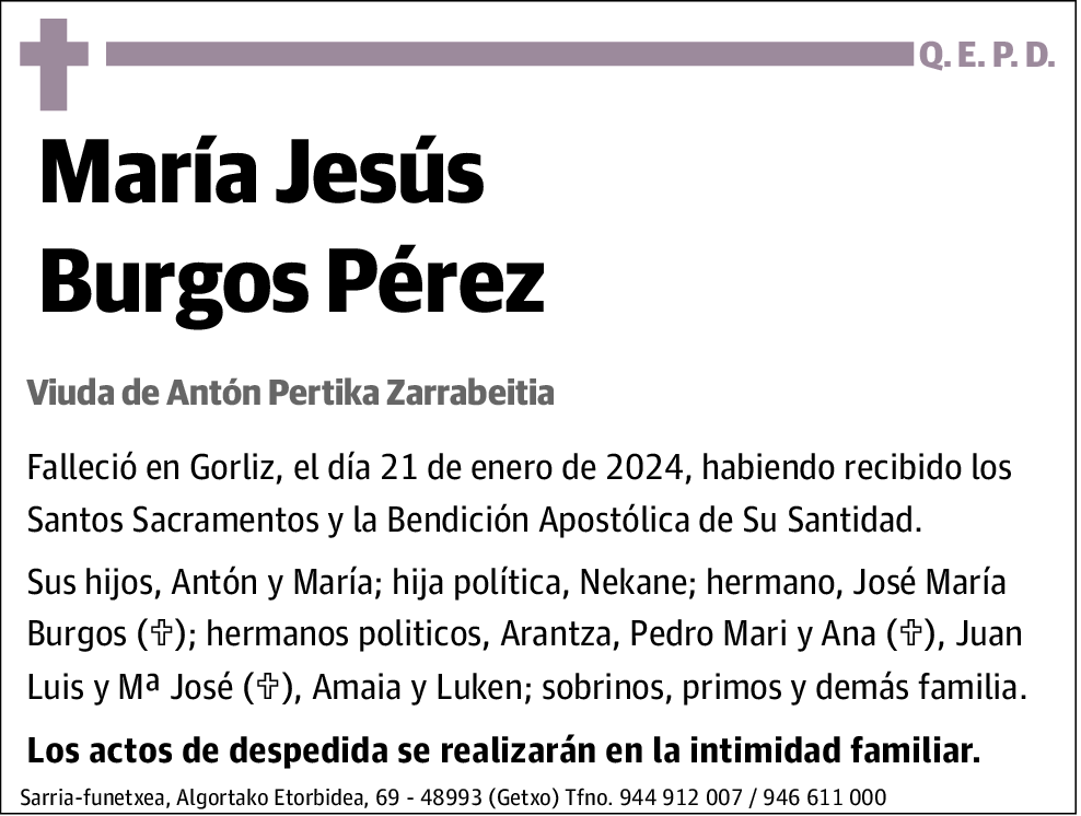 María Jesús Burgos Pérez