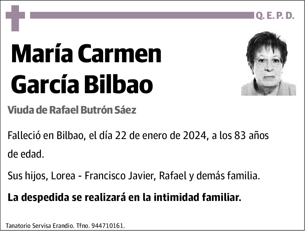 María Carmen García Bilbao