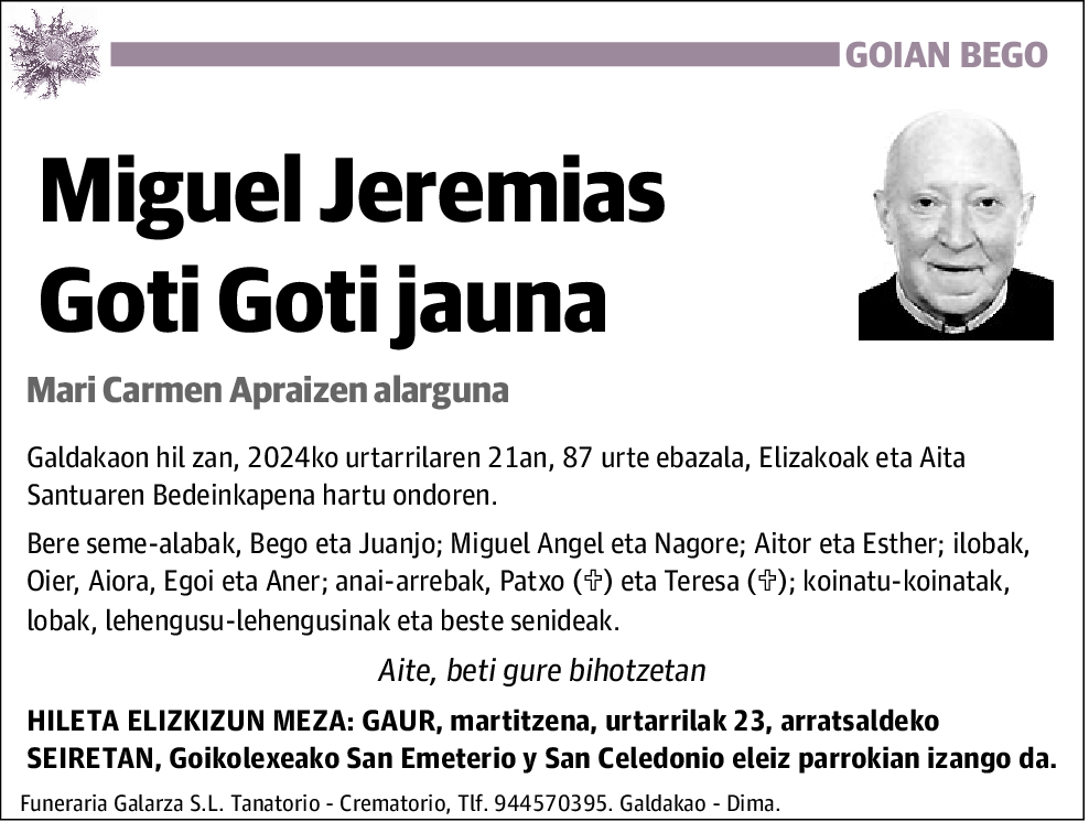 Miguel Jeremías Goti Goti