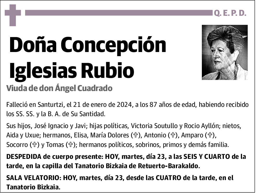 Concepción Iglesias Rubio