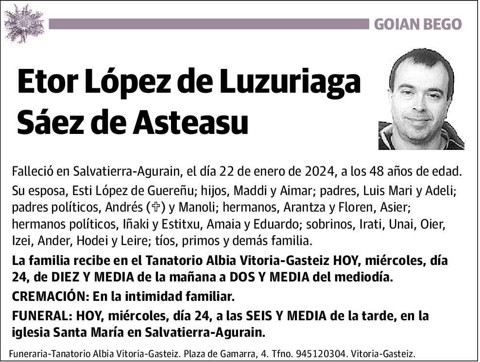 Etor López de Luzuriaga Sáez de Asteasu
