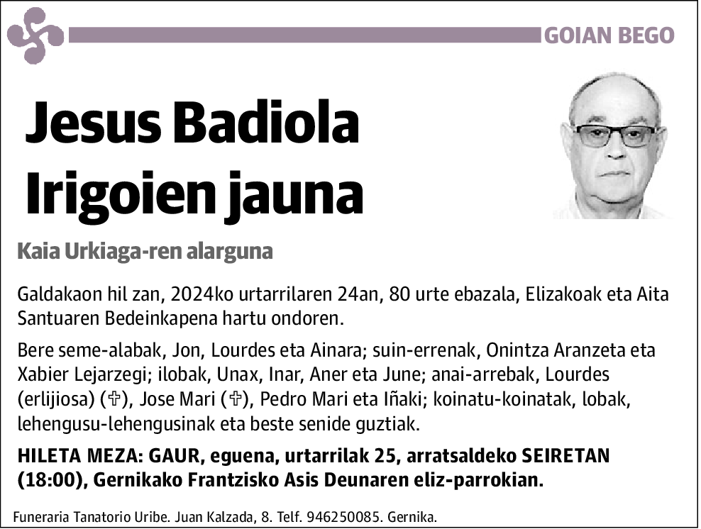 Jesus Badiola Irigoien