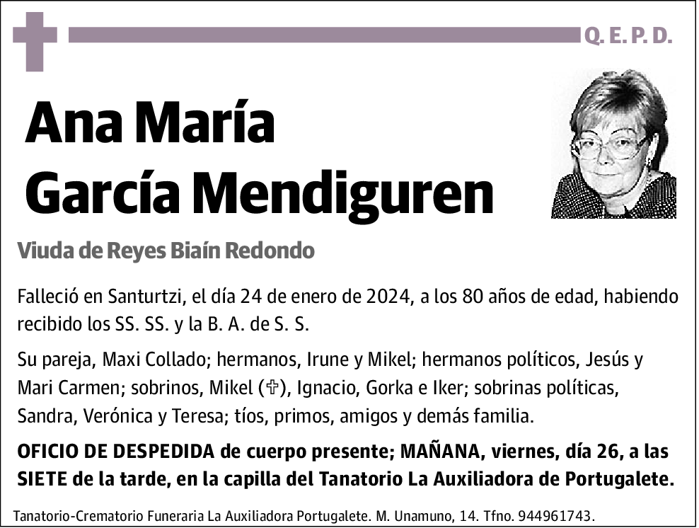 Ana María García Mendiguren