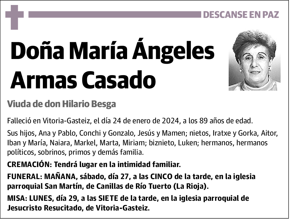 María Ángeles Armas Casado