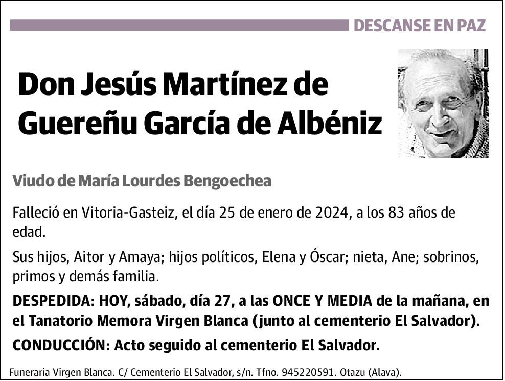Jesús Martínez de Guereñu García de Albéniz