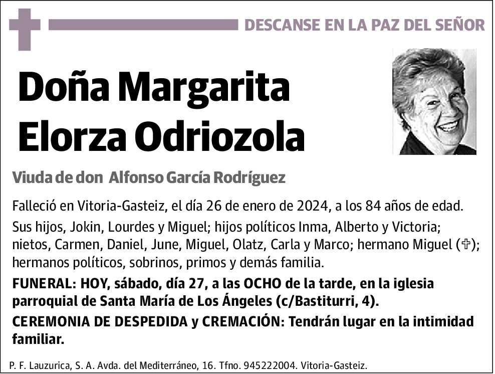 Margarita Elorza Odriozola