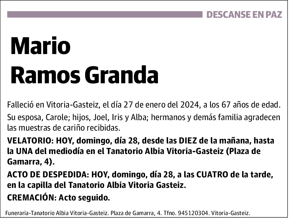 Mario Ramos Granda