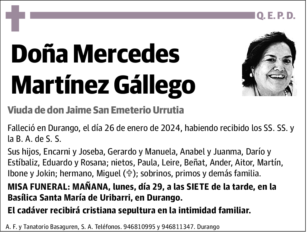 Mercedes Martínez Gállego