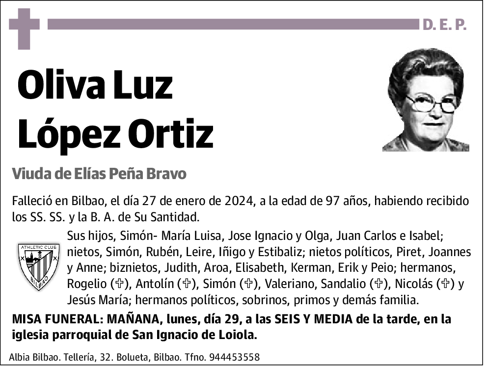 Oliva Luz López Ortiz