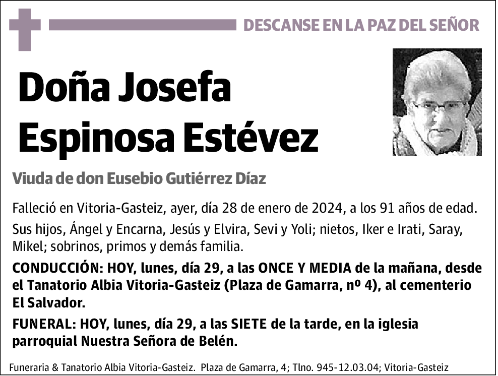 Josefa Espinosa Estévez
