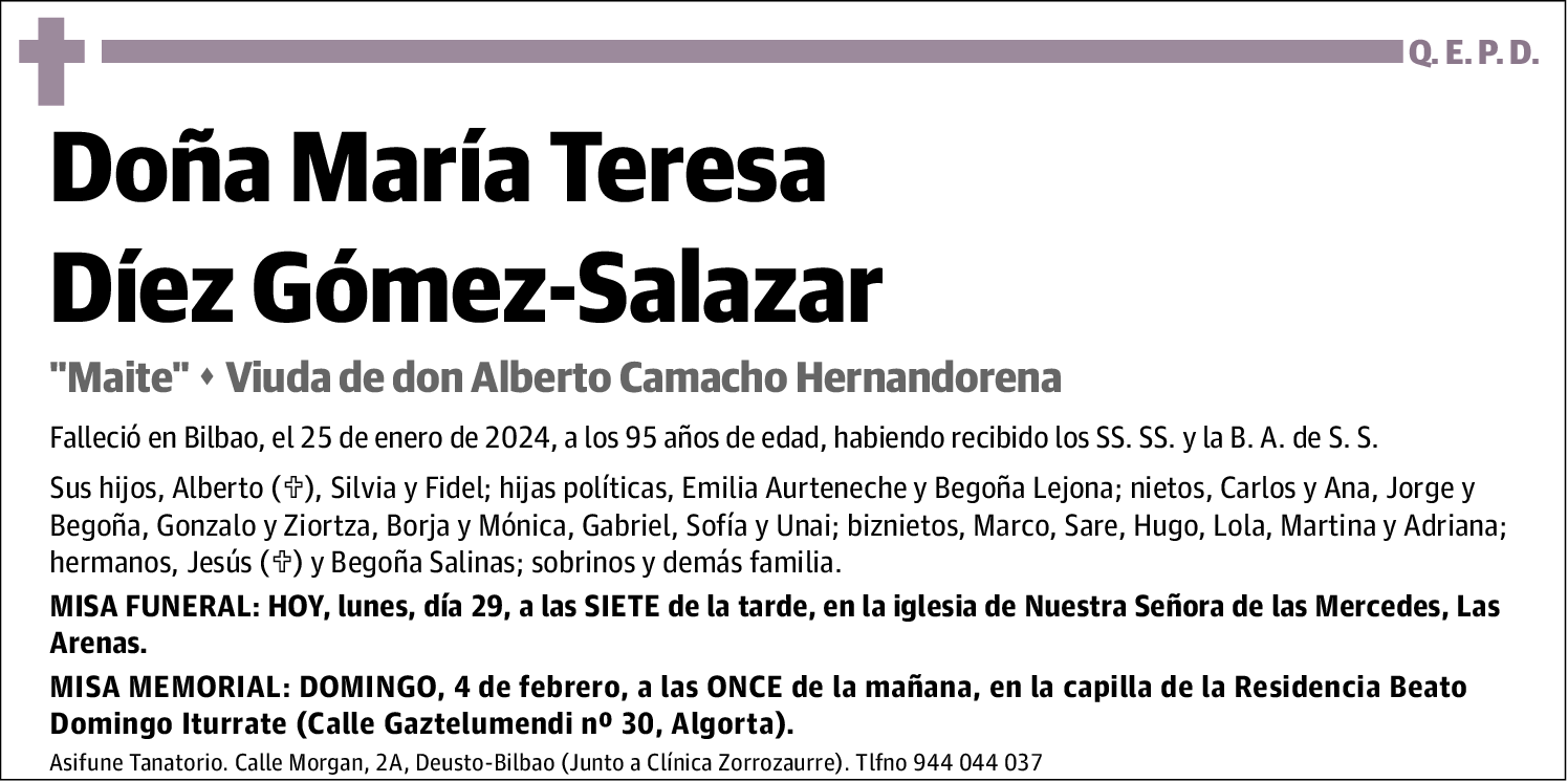 María Teresa Díez Gómez-Salazar