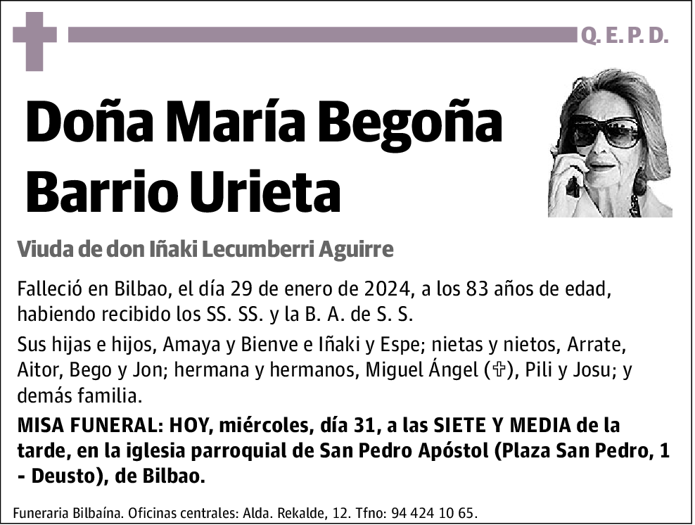 María Begoña Barrio Urieta