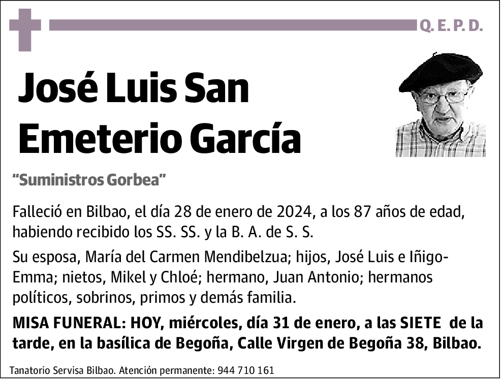 Jose Luis San Emeterio García