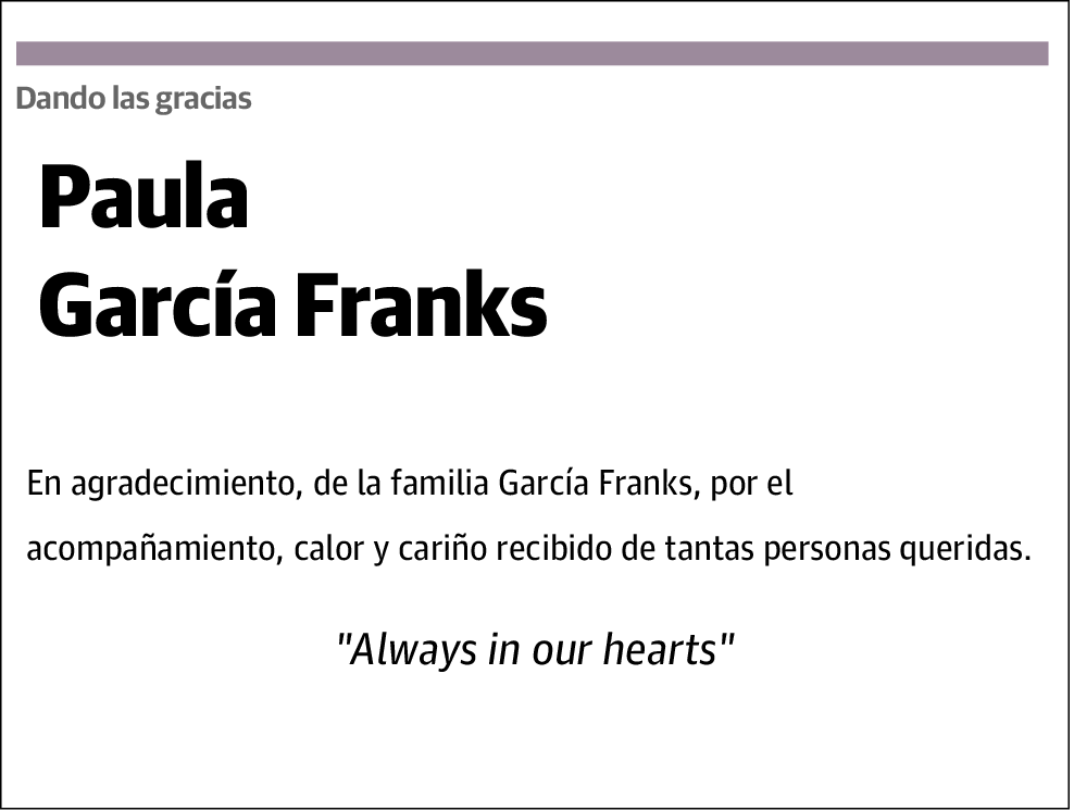 Paula García Franks