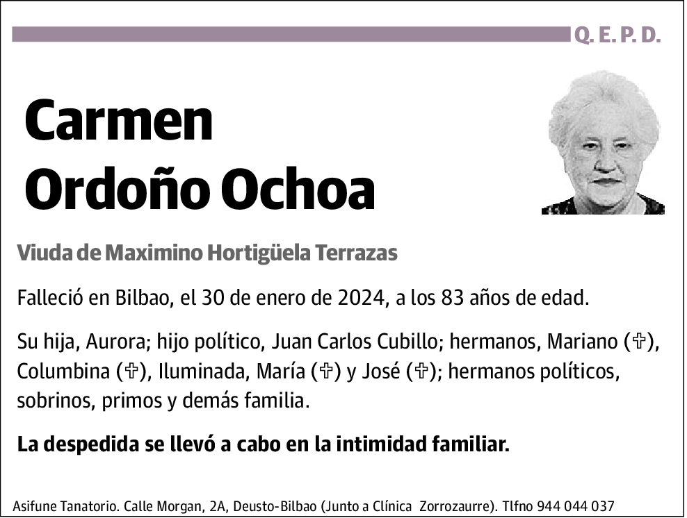 Carmen Ordoño Ochoa