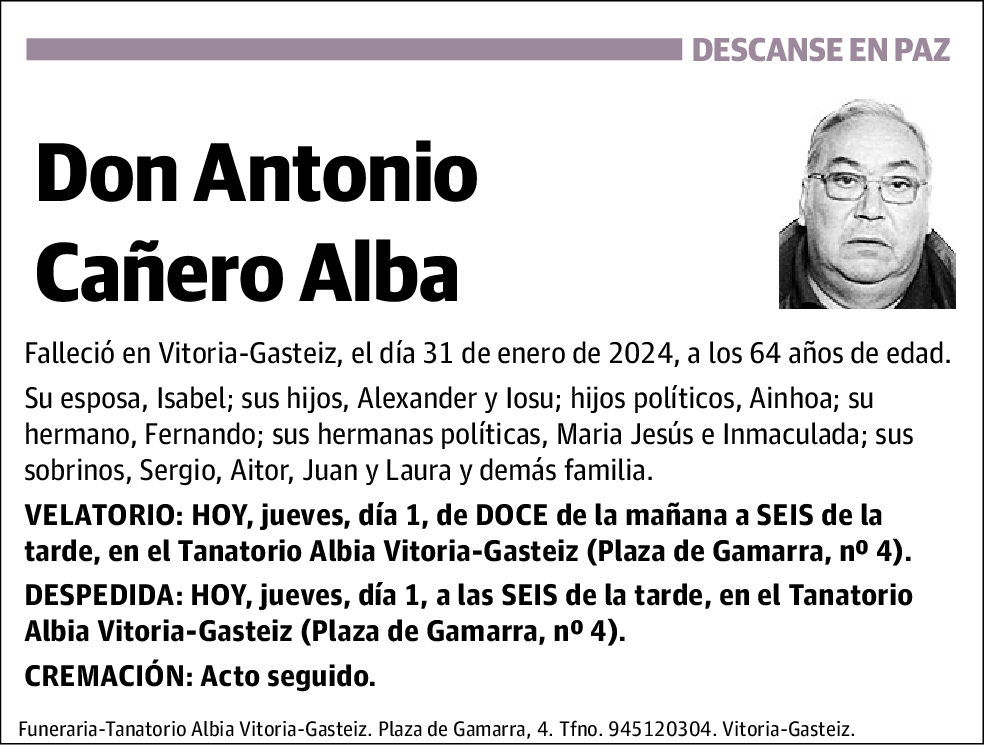 Antonio Cañero Alba