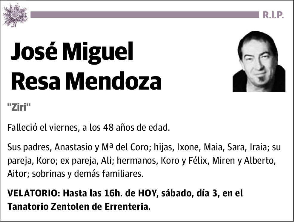 José Miguel Resa Mendoza