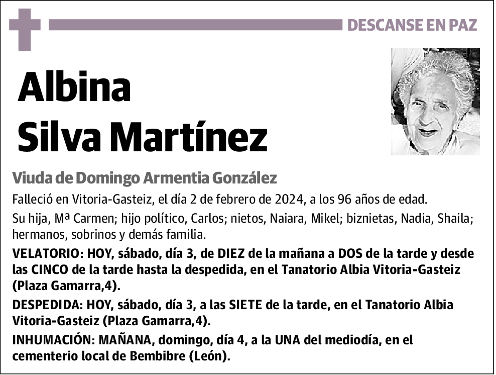 Albina Silva Martínez