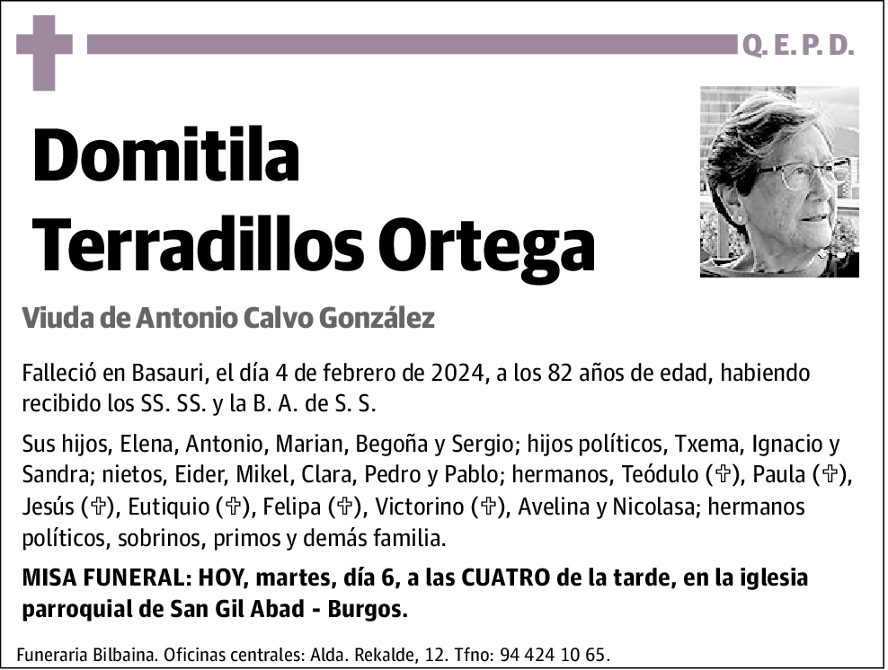 Domitila Terradillos Ortega