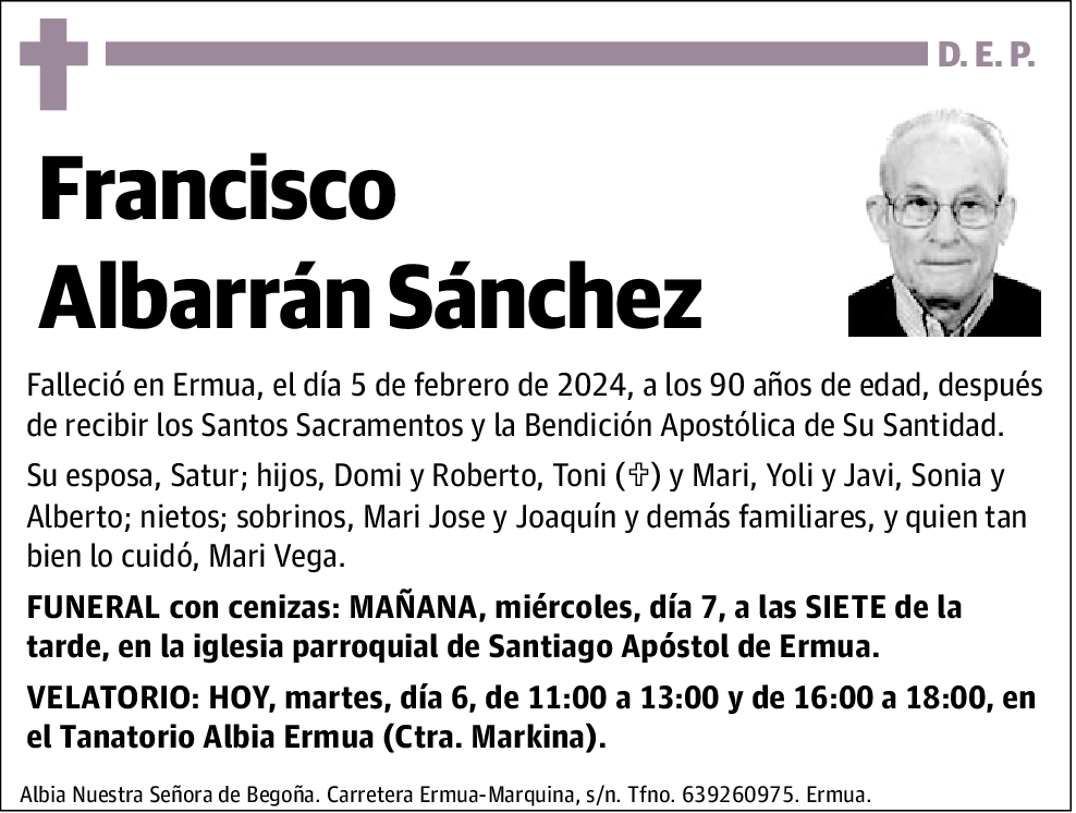 Francisco Albarrán Sánchez