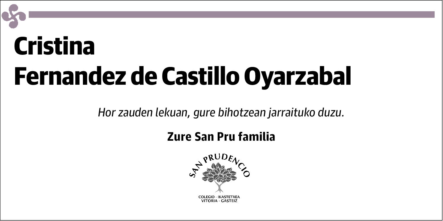 Cristina Fernandez de Castillo Oyarzabal
