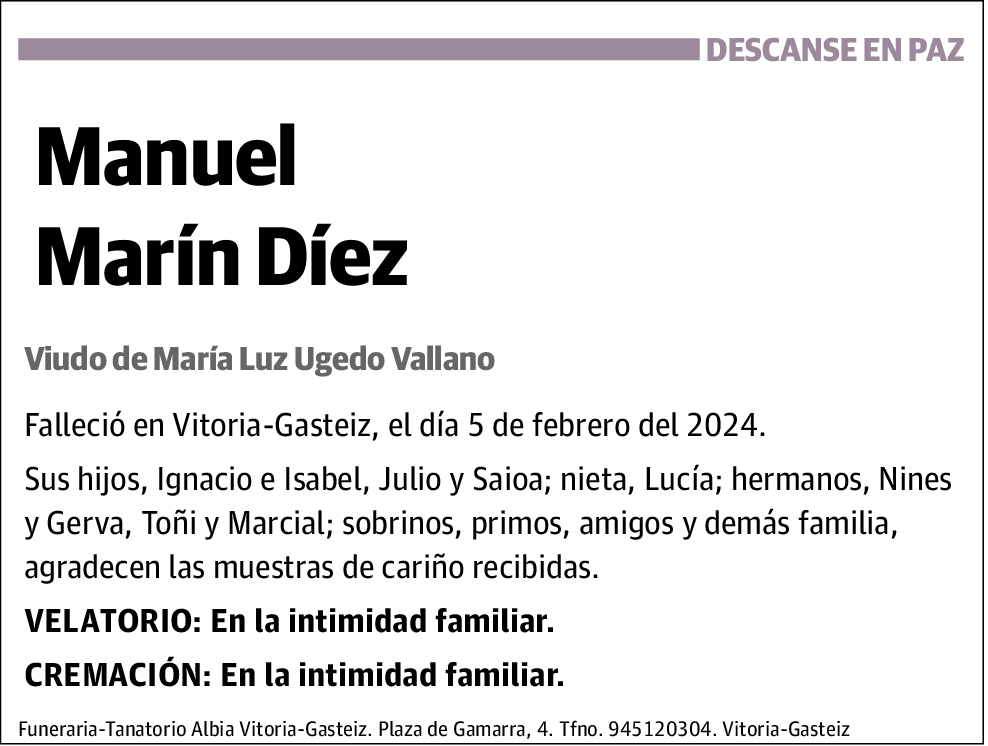 Manuel Marín Díez
