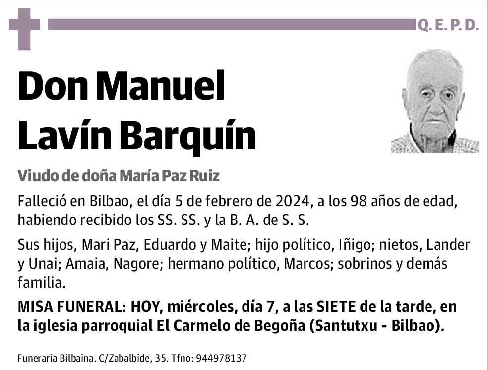 Manuel Lavin Barquin