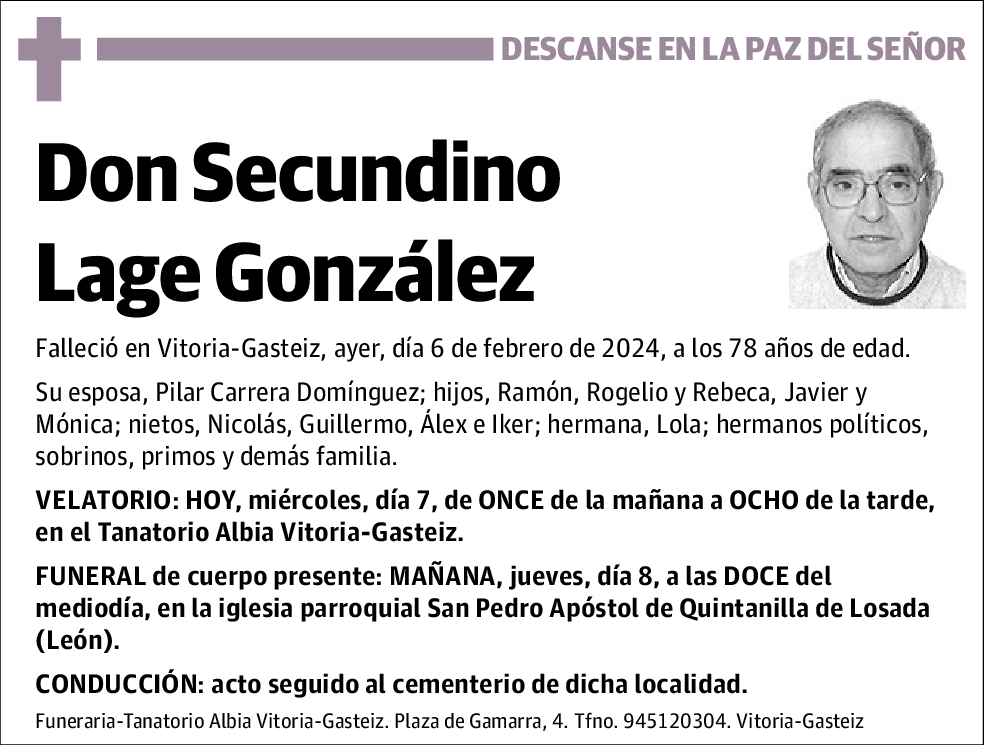 Secundino Lage González