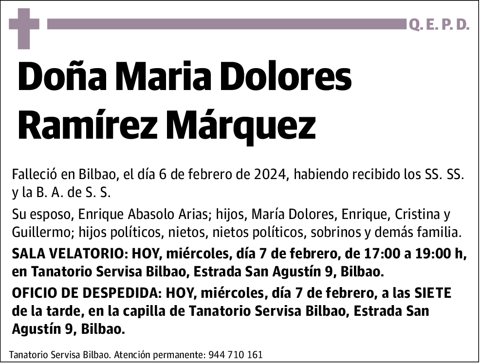 Maria Dolores Ramírez Márquez