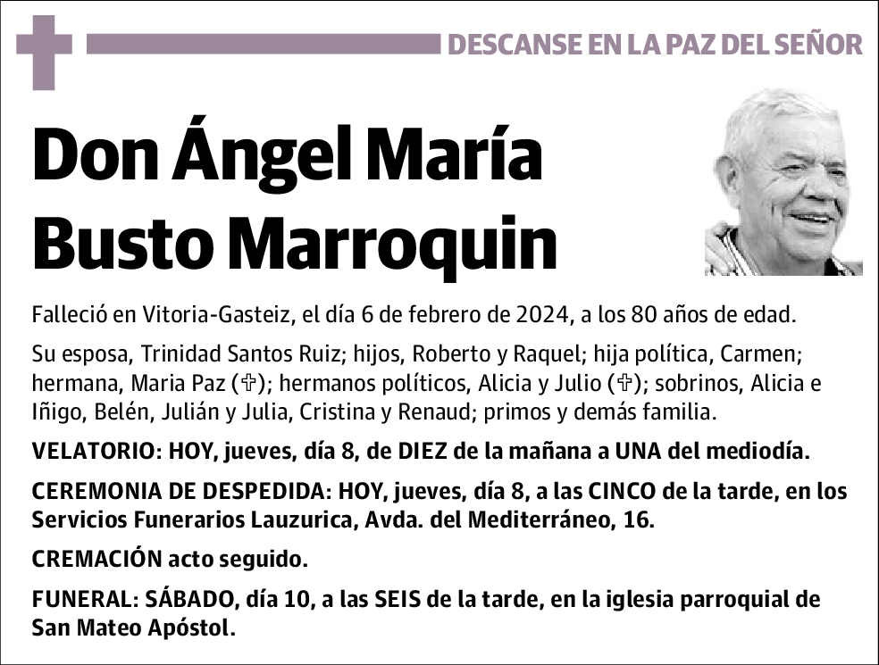 Ángel María Busto Marroquin