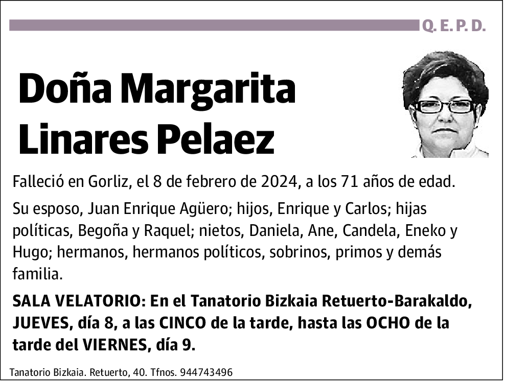 Margarita Linares Pelaez