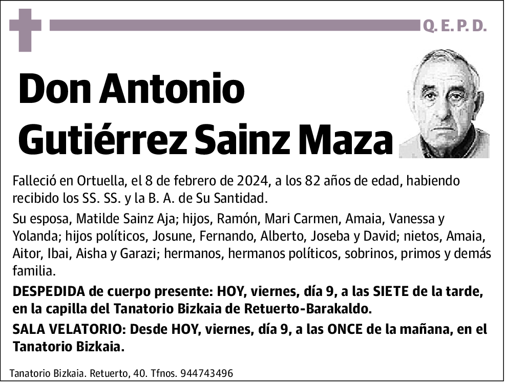 Antonio Gutiérrez Sainz Maza