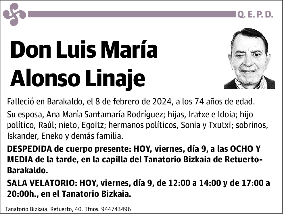 Luis María Alonso Linaje