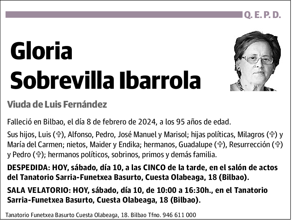 Gloria Sobrevilla Ibarrola