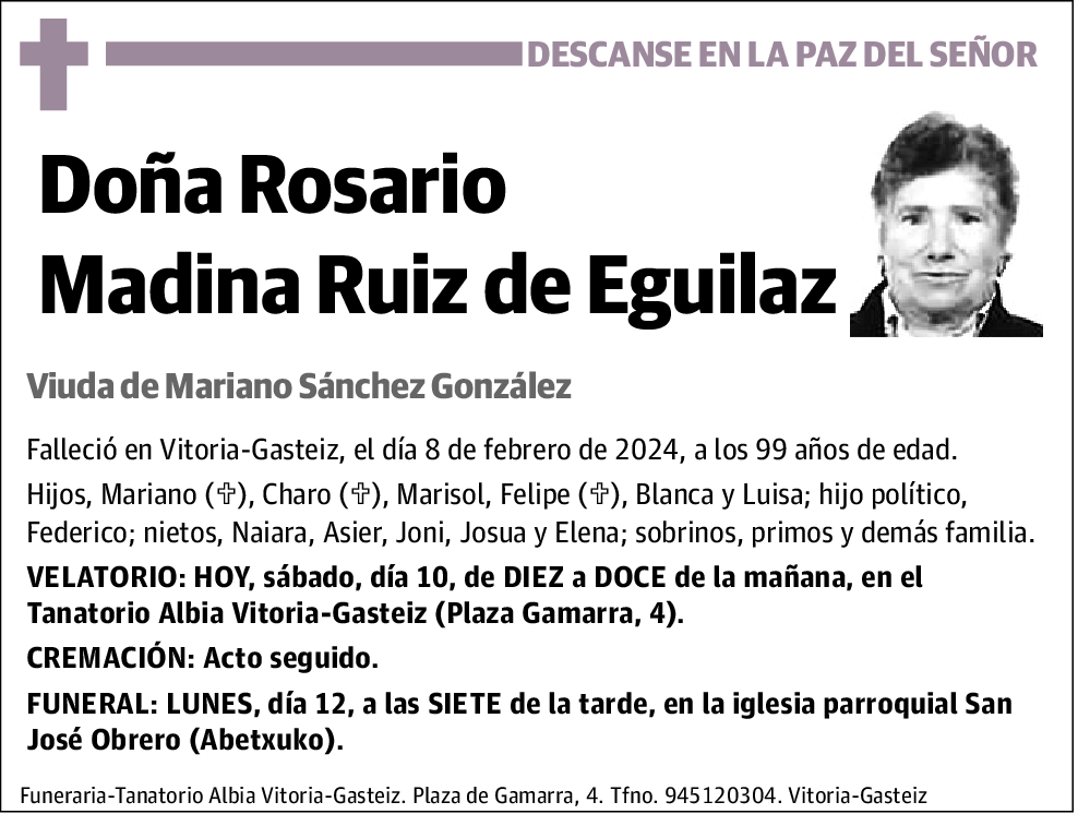 Rosario Madina Ruiz de Eguilaz