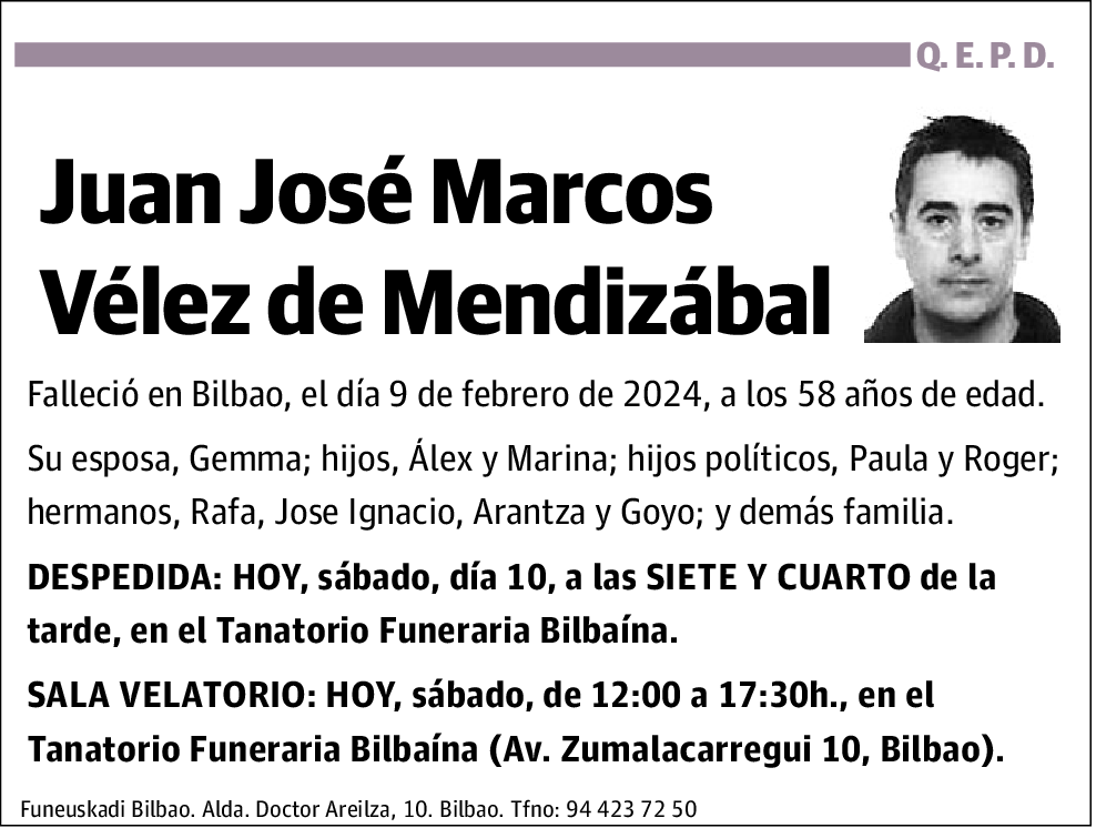 Juan José Marcos Vélez de Mendizábal