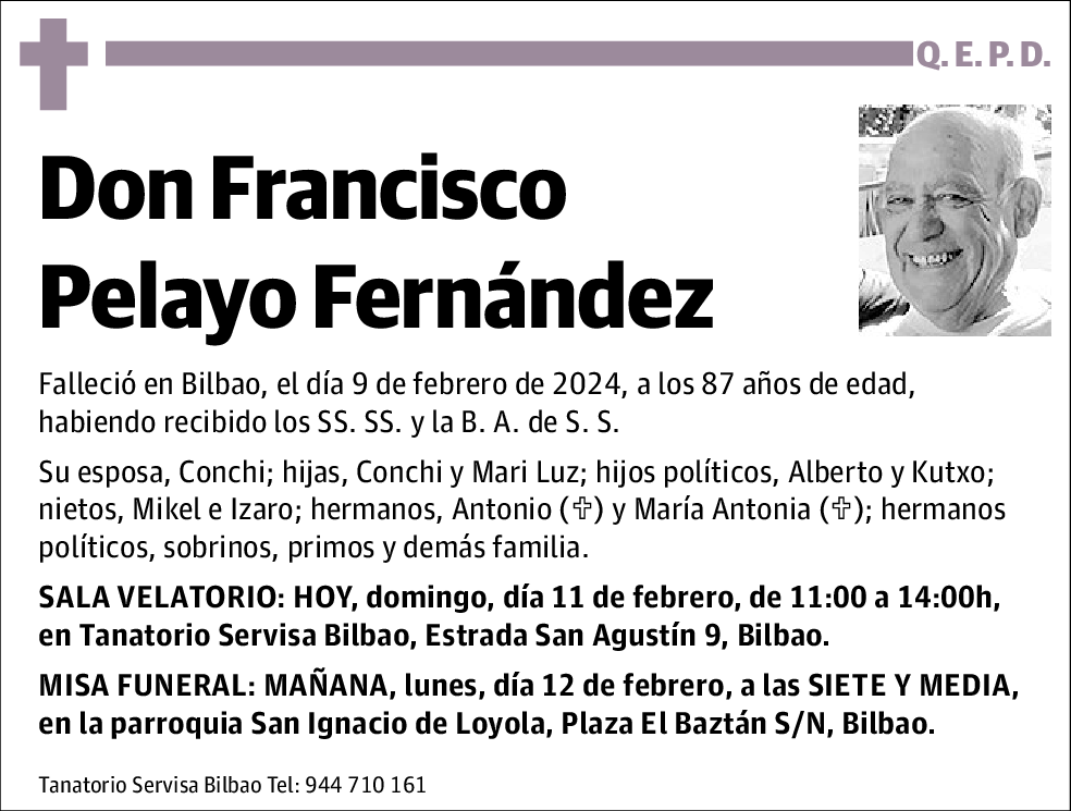 Francisco Pelayo Fernández