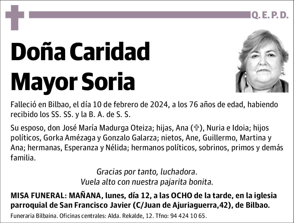 Caridad Mayor Soria