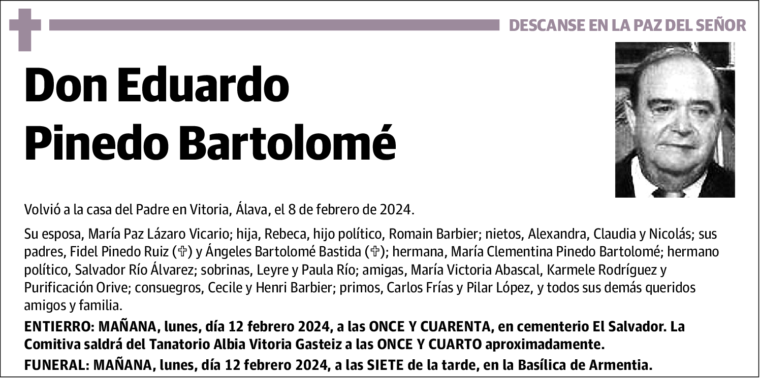 Eduardo Pinedo Bartolomé