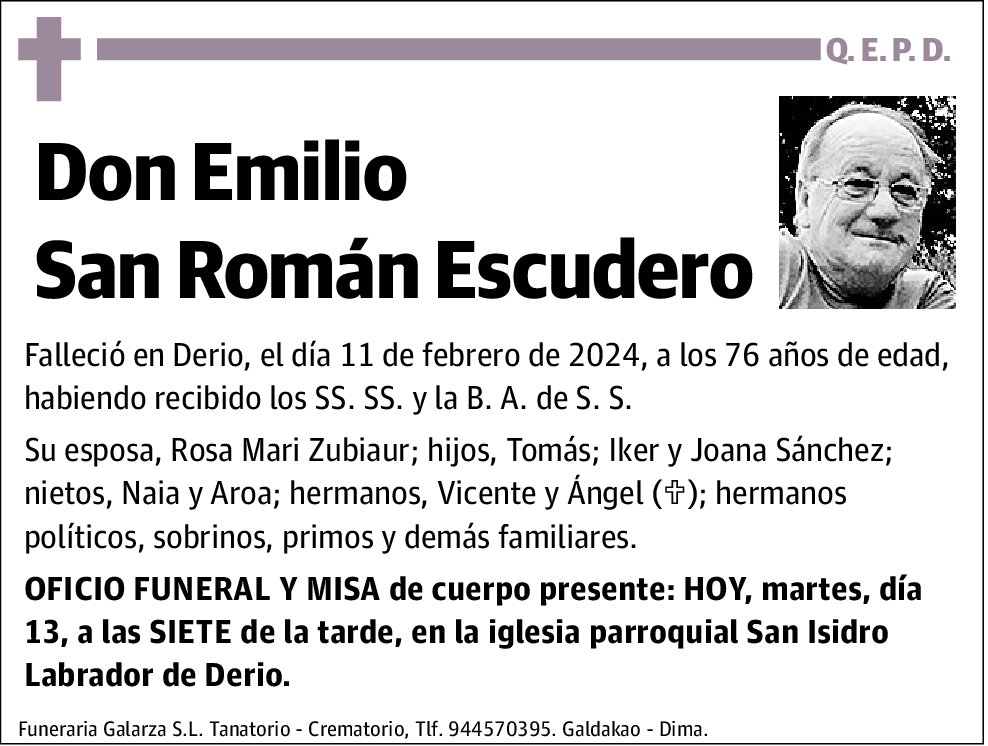 Emilio San Román Escudero