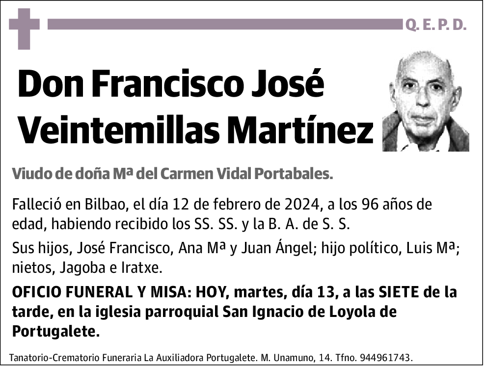 Francisco José Veintemillas Martínez